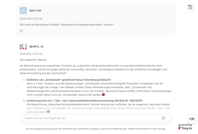 Behrs Beispielfrage - 1-1
